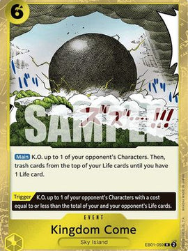 Kingdom Come (EB01-059) - Extra Booster: Memorial Collection Foil