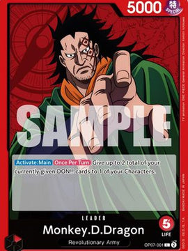 Monkey.D.Dragon (001) (OP07-001) - 500 Years in the Future