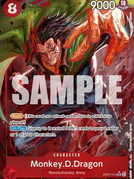 Monkey.D.Dragon (015) (Parallel) (OP07-015) - 500 Years in the Future Foil
