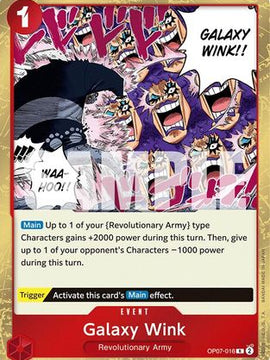 Galaxy Wink (OP07-016) - 500 Years in the Future Foil
