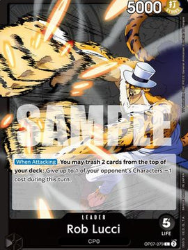 Rob Lucci (079) (OP07-079) - 500 Years in the Future