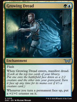 Growing Dread (DSK-216) - Duskmourn: House of Horror