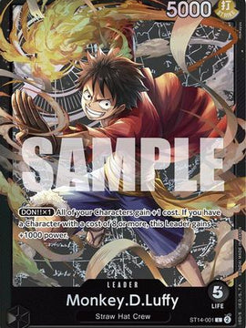Monkey.D.Luffy (001) (ST14-001) - Starter Deck 14: 3D2Y Foil