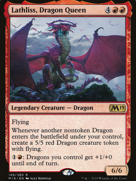 Lathliss, Dragon Queen (M19-149) - Core Set 2019