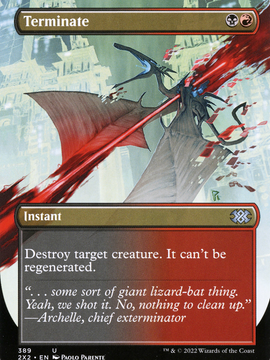 Terminate (2X2-389) - Double Masters 2022 (Borderless)