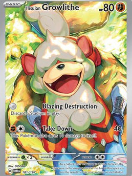 Hisuian Growlithe (181) [SV06: Twilight Masquerade] Holofoil