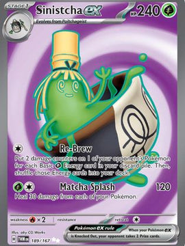 Sinistcha ex (189) [SV06: Twilight Masquerade] Holofoil