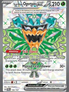 Teal Mask Ogerpon ex (190) [SV06: Twilight Masquerade] Holofoil