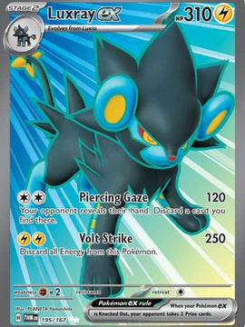 Luxray ex (195) [SV06: Twilight Masquerade] Holofoil