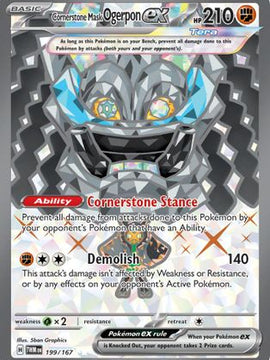 Cornerstone Mask Ogerpon ex (199) [SV06: Twilight Masquerade] Holofoil