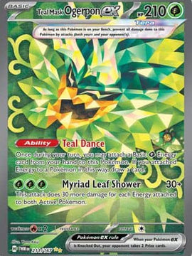 Teal Mask Ogerpon ex (211) [SV06: Twilight Masquerade] Holofoil
