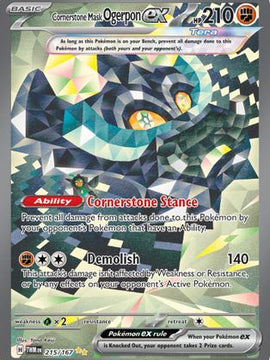 Cornerstone Mask Ogerpon ex (215) [SV06: Twilight Masquerade] Holofoil