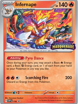 Infernape - 116 116 - SV Scarlet & Violet Promo Cards Holofoil