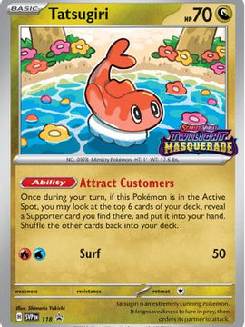 Tatsugiri - 118 118 - SV Scarlet & Violet Promo Cards Holofoil