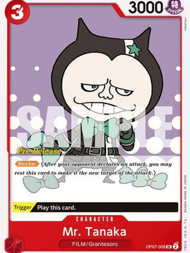 Mr. Tanaka (OP07-008) - 500 Years in the Future Pre-Release Cards