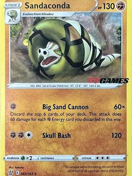 Sandaconda - 082/163 (EB Games Exclusive) 82 - Miscellaneous Cards & Products Holofoil