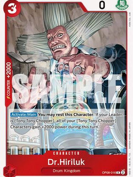 Dr.Hiriluk (OP08-016) - Two Legends Foil