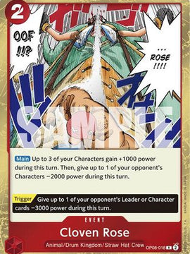 Cloven Rose (OP08-018) - Two Legends Foil