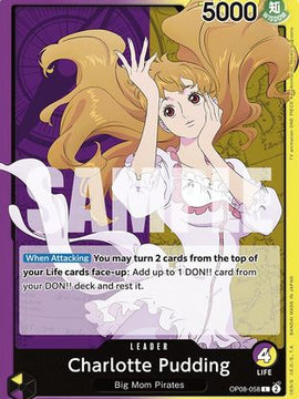 Charlotte Pudding (058) (OP08-058) - Two Legends