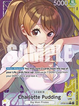 Charlotte Pudding (058) (Parallel) (OP08-058) - Two Legends Foil