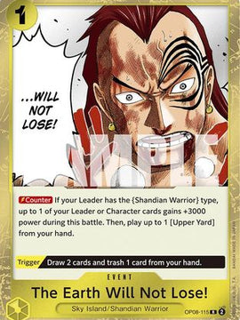 The Earth Will Not Lose! (OP08-115) - Two Legends Foil
