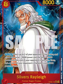 Silvers Rayleigh (Parallel) (OP08-118) - Two Legends Foil