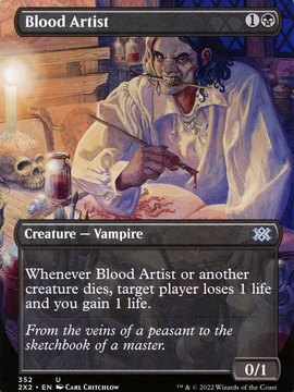 Blood Artist (2X2-352) - Double Masters 2022 (Borderless)