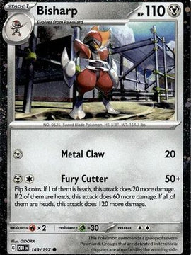 Bisharp - 149/197 (Cosmos Holo) 149 - Miscellaneous Cards & Products Holofoil