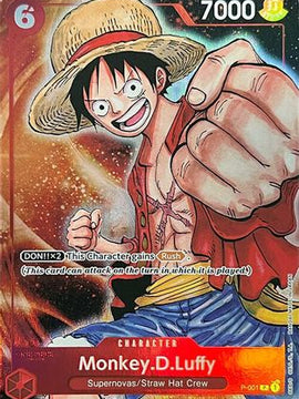 Monkey.D.Luffy (Premium Card Collection -BANDAI CARD GAMES Fest. 23-24 Edition-) (P-001) - One Piece Promotion Cards Foil