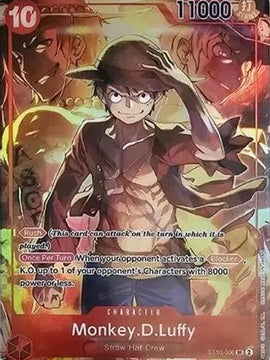 Monkey.D.Luffy (Treasure Booster Set) (ST10-006) - One Piece Promotion Cards Foil