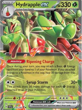 Hydrapple ex 14 - SV07 Stellar Crown Holofoil