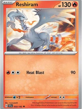 Reshiram 22 - SV07 Stellar Crown