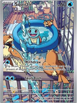 Squirtle 148 - SV07 Stellar Crown Holofoil
