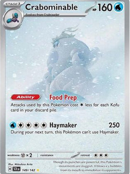 Crabominable 149 - SV07 Stellar Crown Holofoil