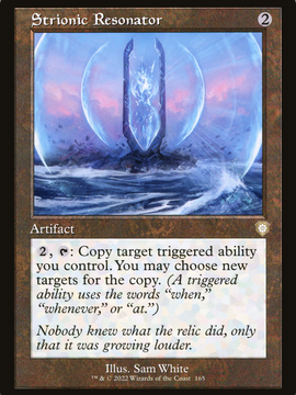 Strionic Resonator (BRC-165) - The Brothers' War Commander