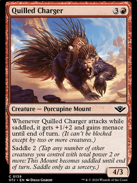 Quilled Charger (OTJ-139) - Outlaws of Thunder Junction