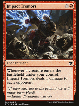 Impact Tremors (DTK-140) - Dragons of Tarkir
