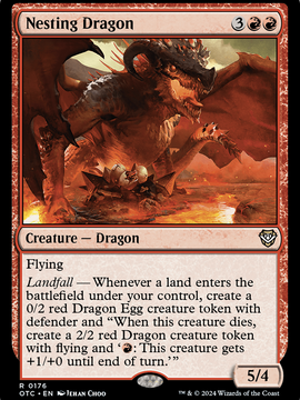 Nesting Dragon (OTC-176) - Outlaws of Thunder Junction Commander
