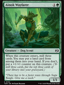 Ainok Wayfarer (TDM-134) - Tarkir: Dragonstorm Foil