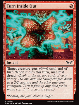 Turn Inside Out (DSK-160) - Duskmourn: House of Horror Foil