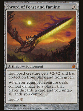Sword of Feast and Famine (MBS-138) - Mirrodin Besieged