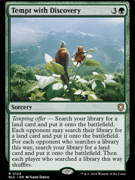 Tempt with Discovery (BLC-124) - Bloomburrow Commander