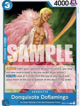 Donquixote Doflamingo (OP01-073) (OP01-073) - Starter Deck 17: BLUE Donquixote Doflamingo