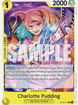 Charlotte Pudding (OP03-112) (OP03-112) - Starter Deck 20: YELLOW Charlotte Katakuri