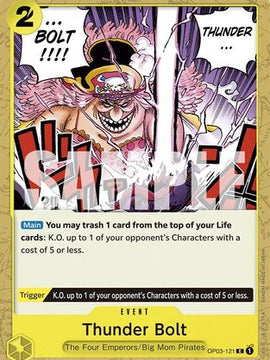 Thunder Bolt (OP03-121) - Starter Deck 20: YELLOW Charlotte Katakuri