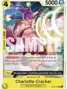 Charlotte Cracker (ST20-002) - Starter Deck 20: YELLOW Charlotte Katakuri
