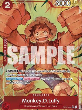 Monkey.D.Luffy (OP01-024) (OP01-024) - Premium Booster -The Best- Foil