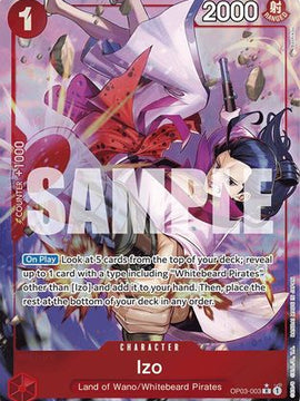 Izo (OP03-003) (Alternate Art) (OP03-003) - Premium Booster -The Best- Foil