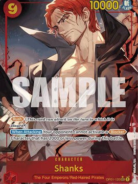 Shanks (OP01-120) (Alternate Art) (OP01-120) - Premium Booster -The Best- Foil