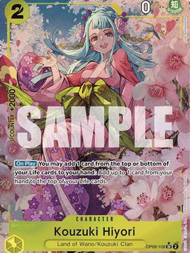 Kouzuki Hiyori (Alternate Art) (OP06-106) - Premium Booster -The Best- Foil